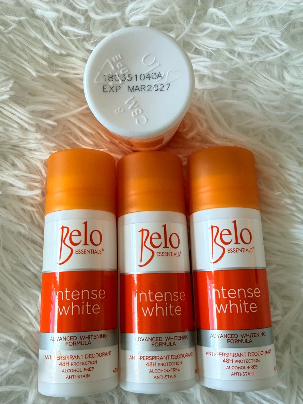 Essentials Intense White Antiperspirant Deodorant - Orange